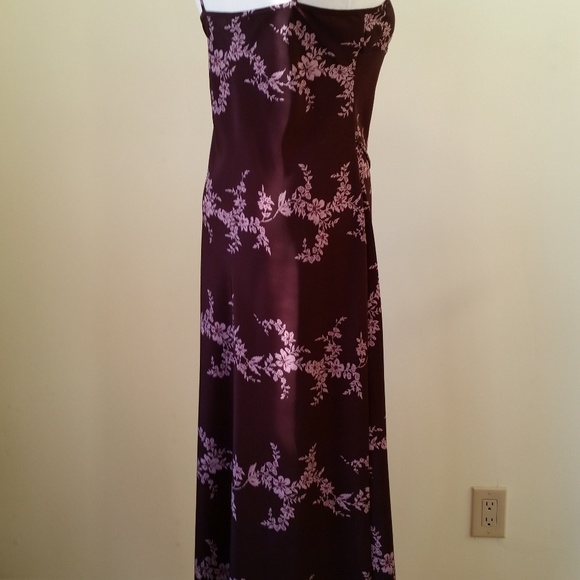 Rampage purple wistereria floral print dress - Picture 4 of 6